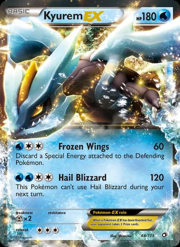Kyurem-EX 44/113 from Legendary Treasures