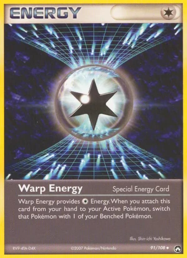 Warp Energy 91/108 from EX Power Keepers
