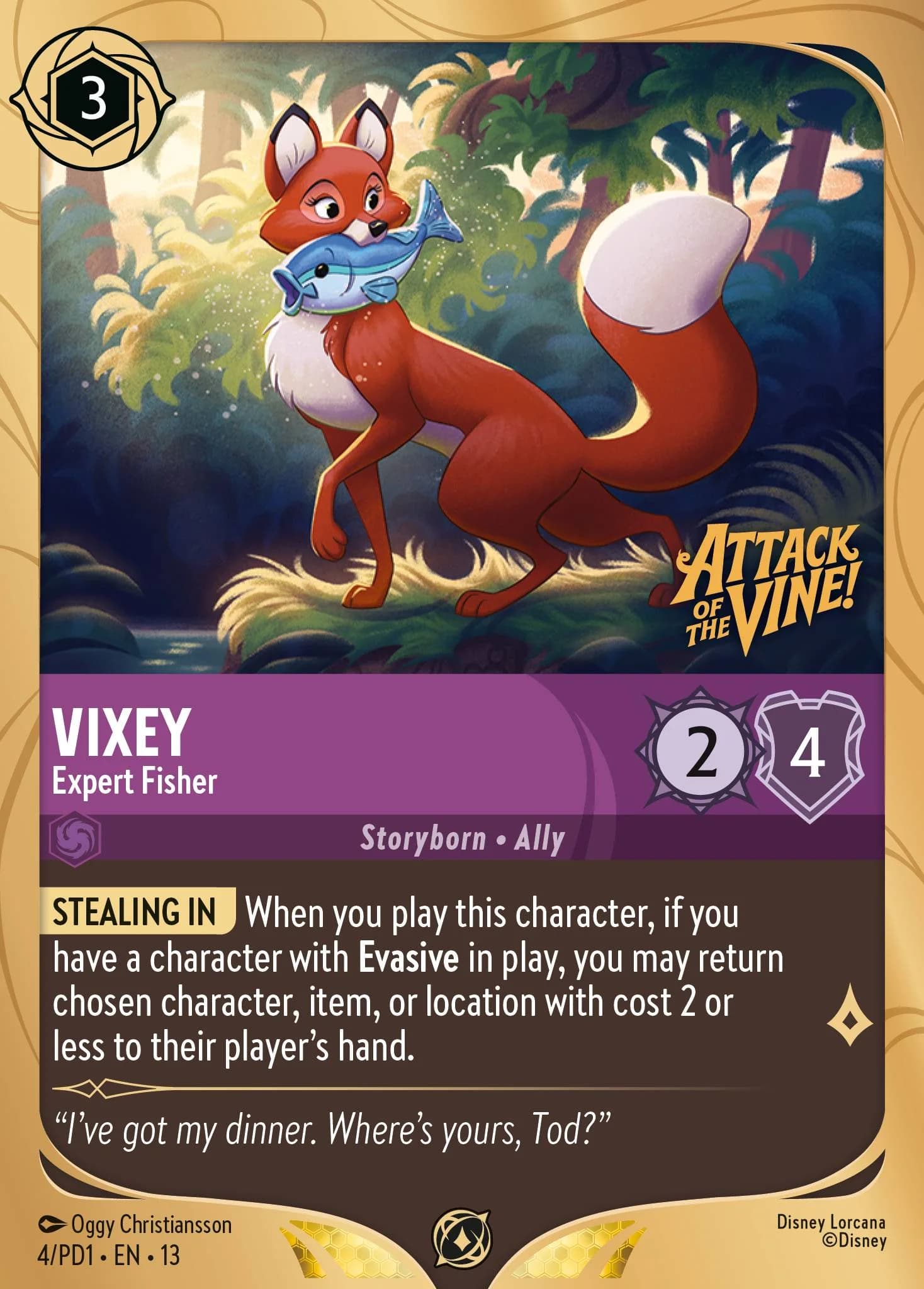 Vixey - Expert Fisher 4/PD1 from Attack of the Vine!