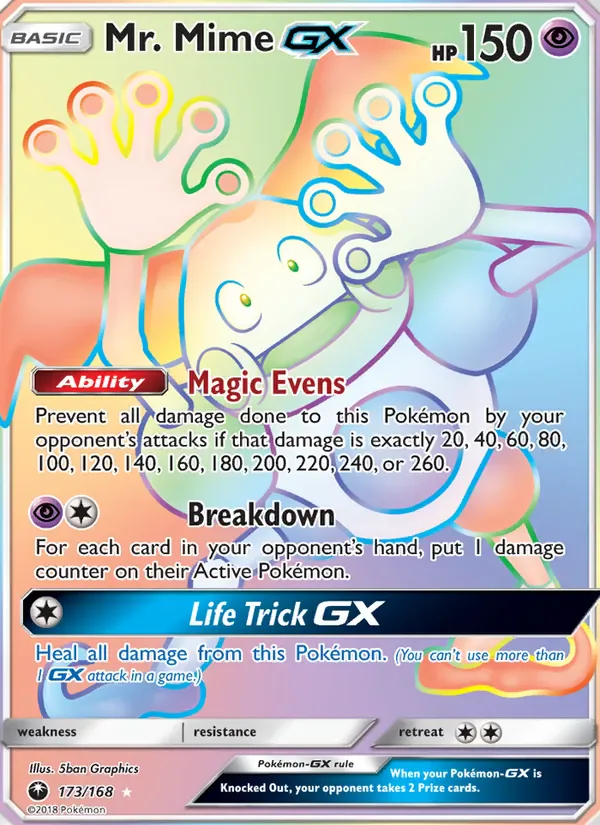 Mr. Mime GX 173/168 from Celestial Storm