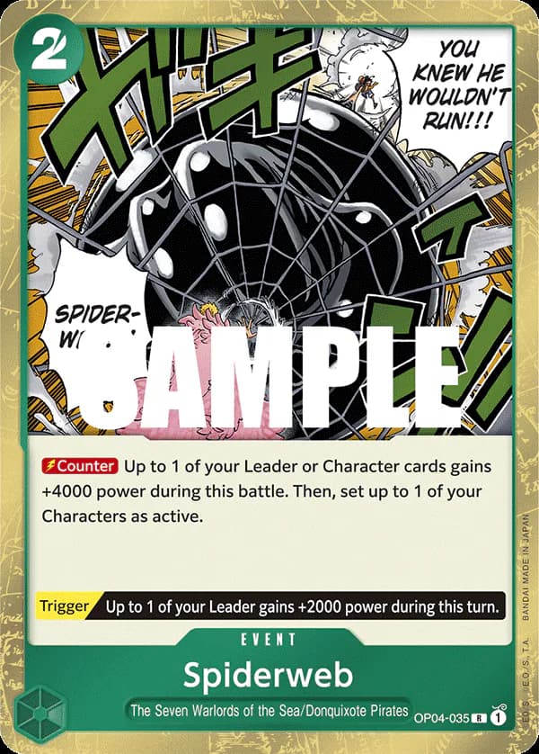 Spiderweb OP04-035 Standard printing