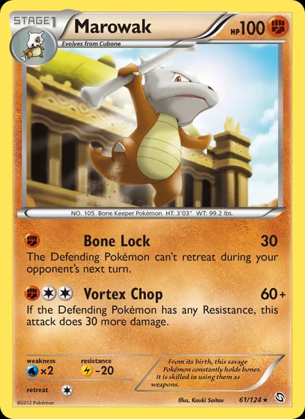 Marowak 61/124 from Dragons Exalted