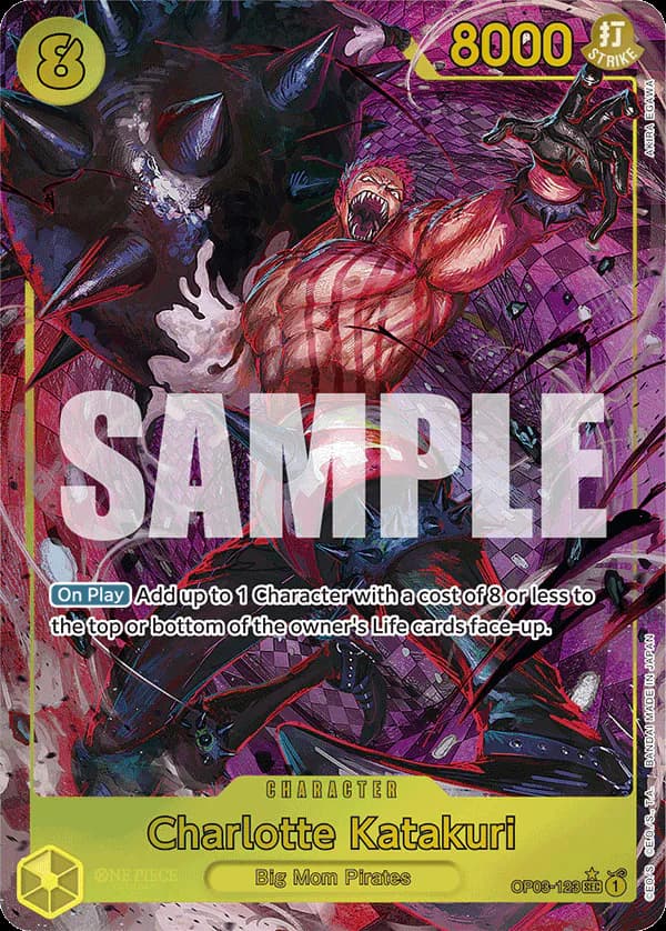 Charlotte Katakuri OP03-123 Official alternate printing 4