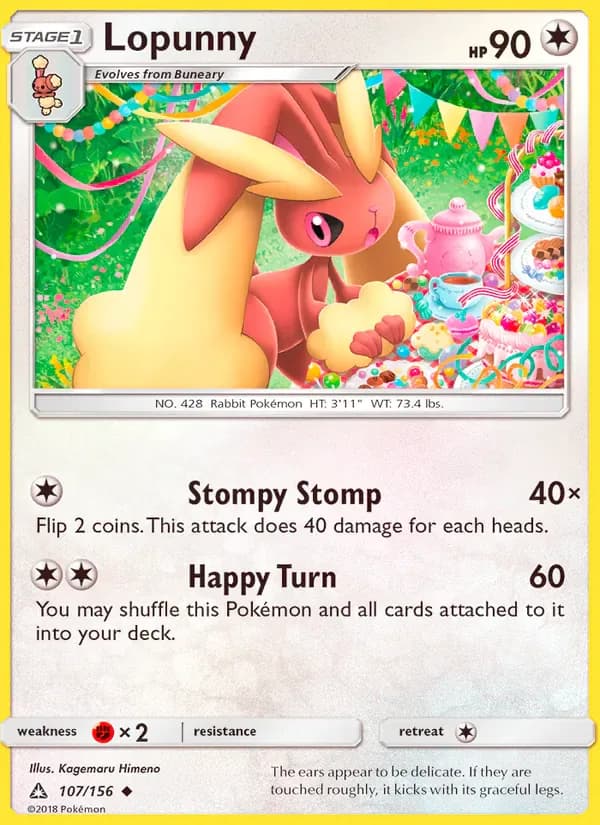 Lopunny 107/156 from Ultra Prism