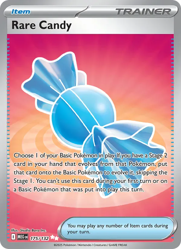 Rare Candy 175/132 from Mega Evolution
