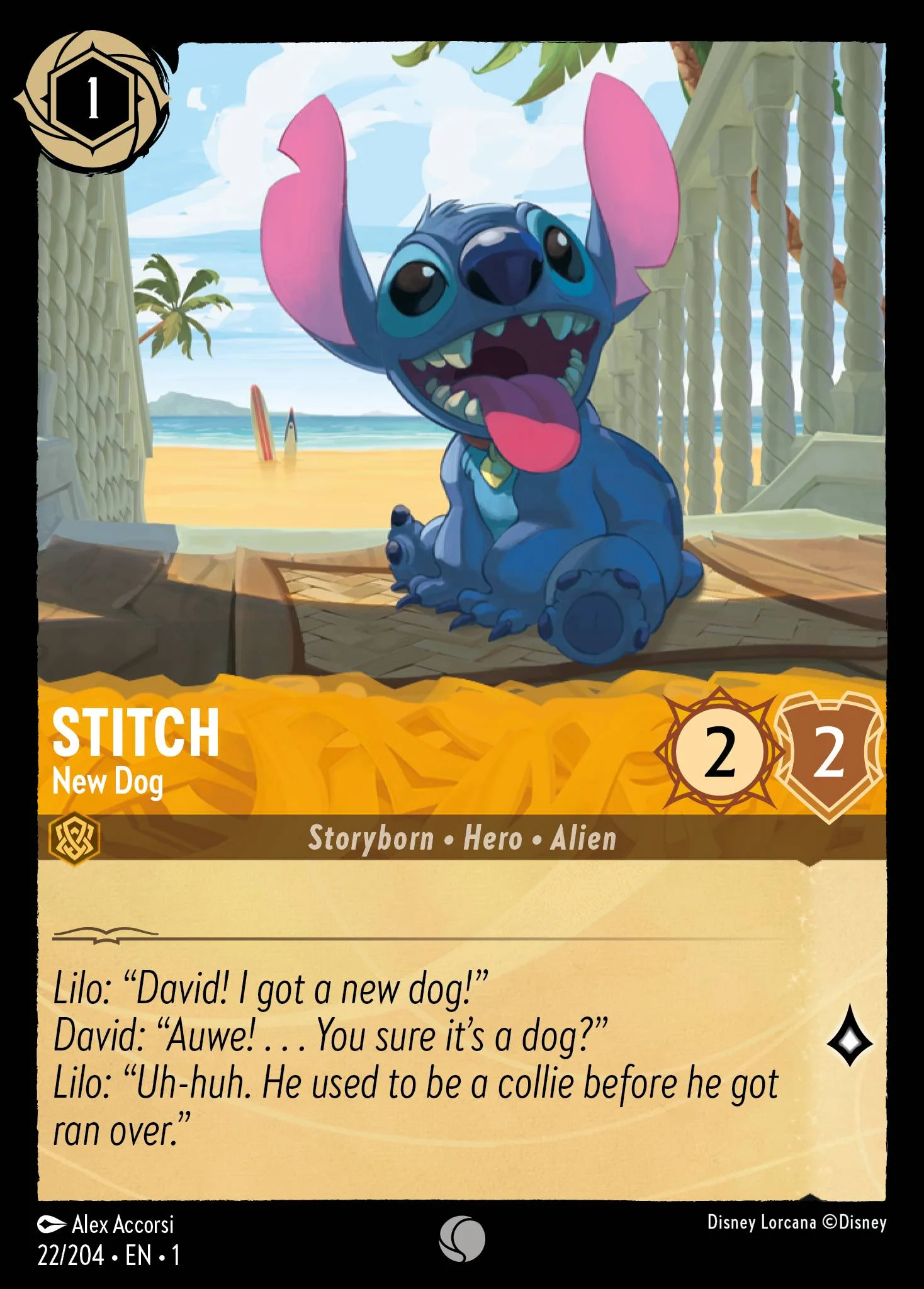 Stitch - New Dog 22/204 from The First Chapter