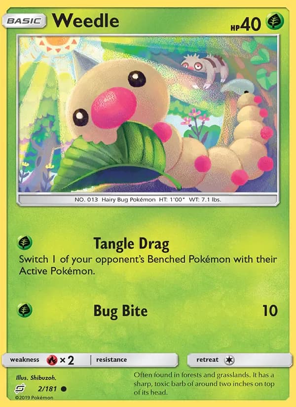 Weedle 2/181 from Team Up