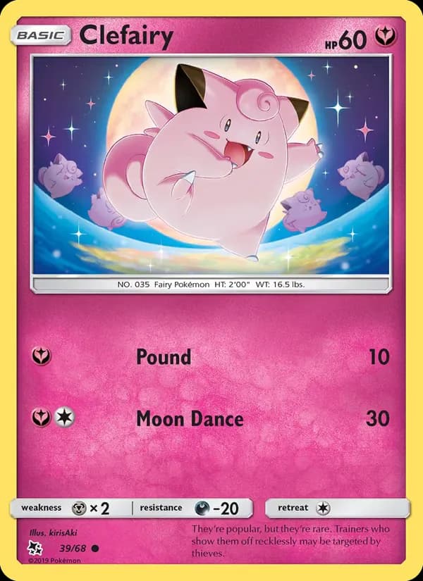 Clefairy 39/68 from Hidden Fates