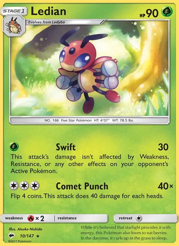 Ledian 10/147 from Burning Shadows