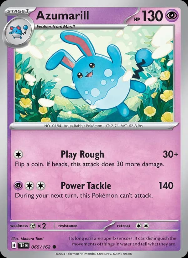 Azumarill 065/162 from Temporal Forces