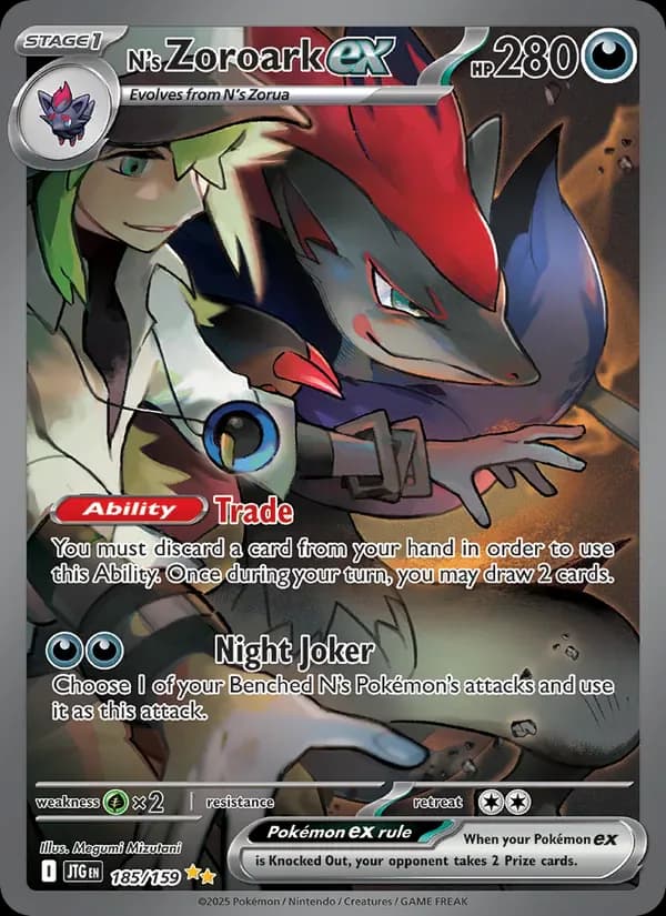 N's Zoroark ex 185/159 from Journey Together