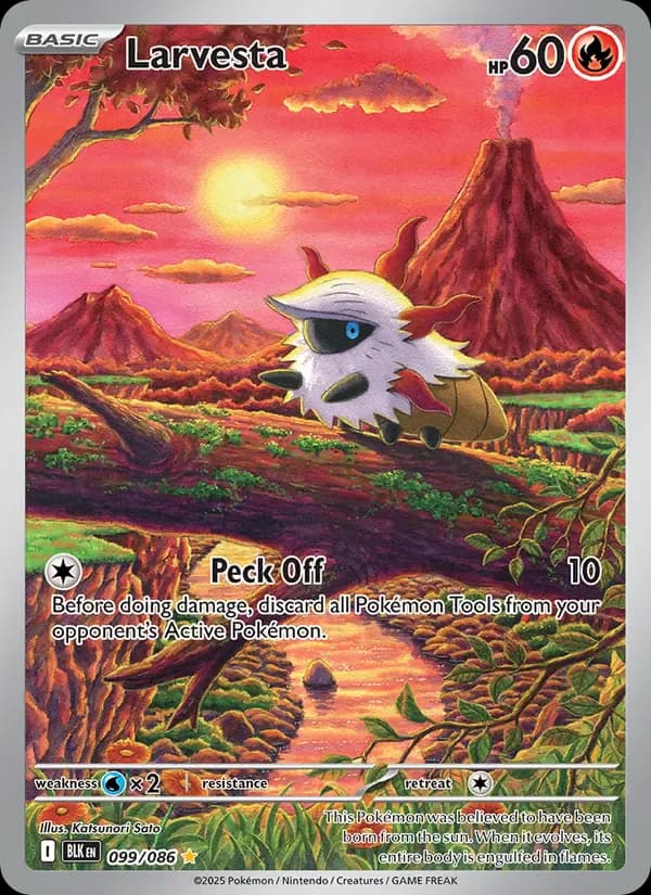Larvesta 099/86 from Black Bolt
