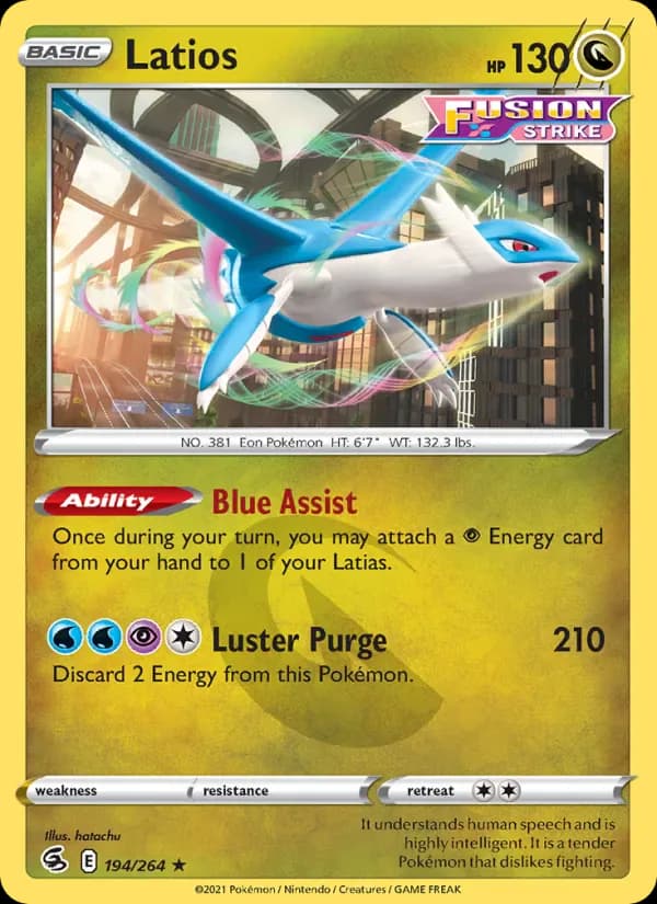 Latios 194/264 from Fusion Strike