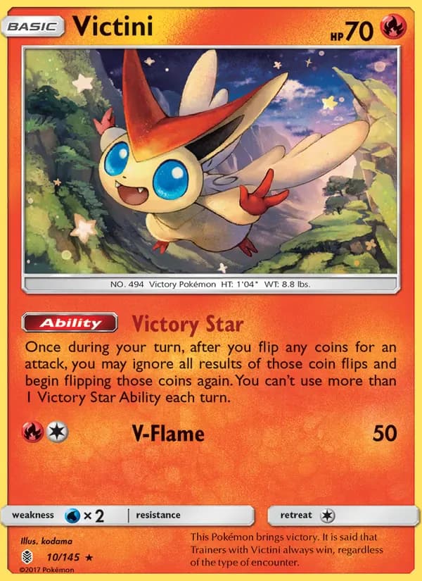 Victini 10/145 from Guardians Rising