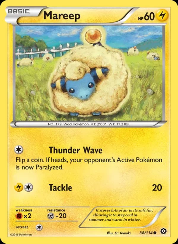 Mareep 38/114 from Steam Siege