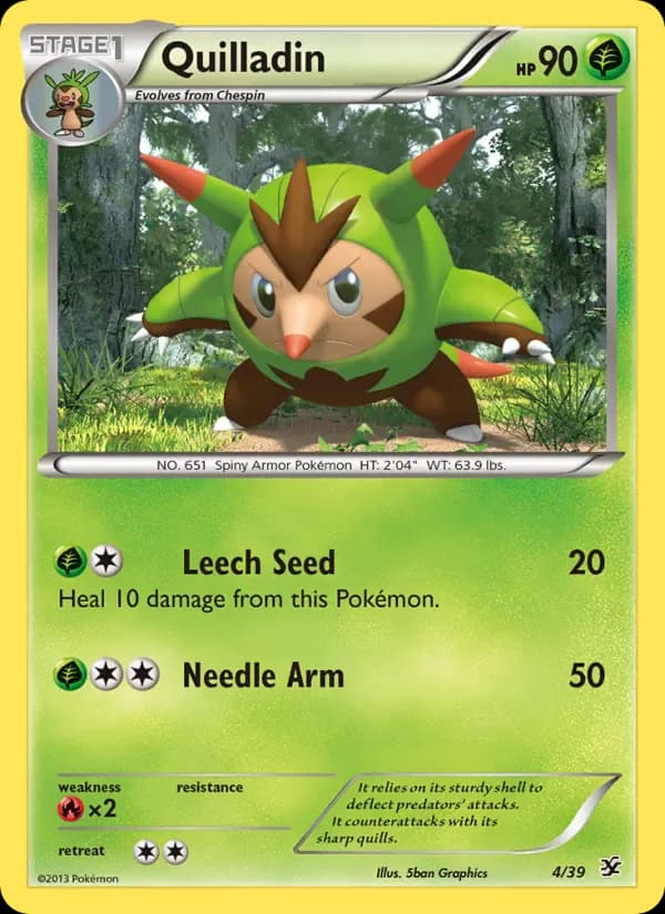 Quilladin 4/39 from Kalos Starter Set