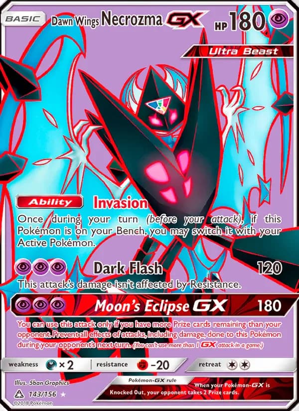 Dawn Wings Necrozma GX 143/156 from Ultra Prism