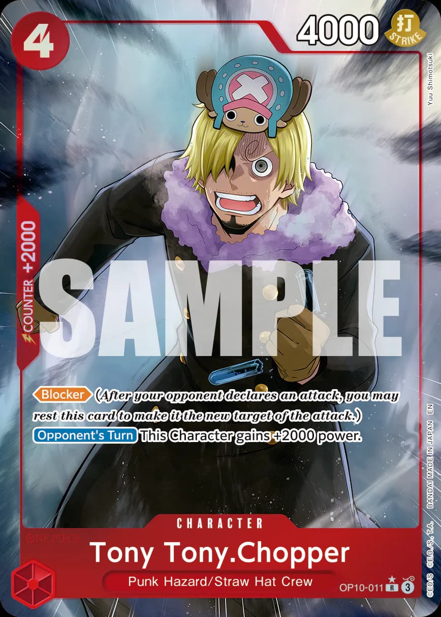 Tony Tony.Chopper OP10-011 Official alternate printing 1