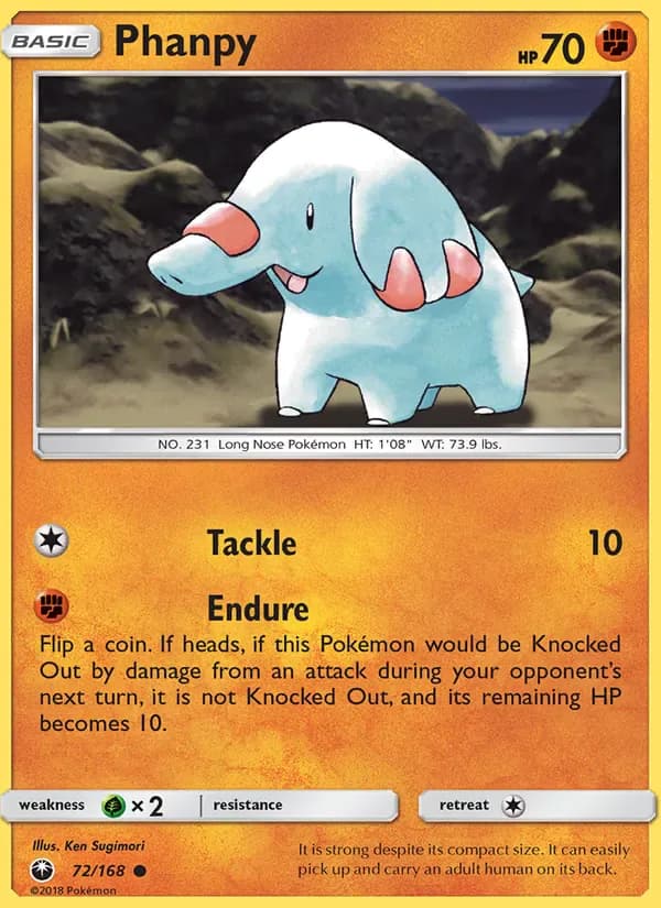 Phanpy 72/168 from Celestial Storm
