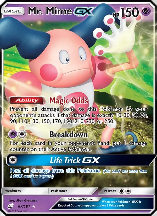 Mr. Mime GX 67/181 from Team Up