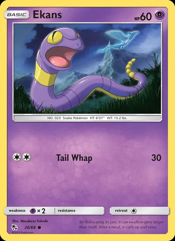 Ekans 26/68 from Hidden Fates