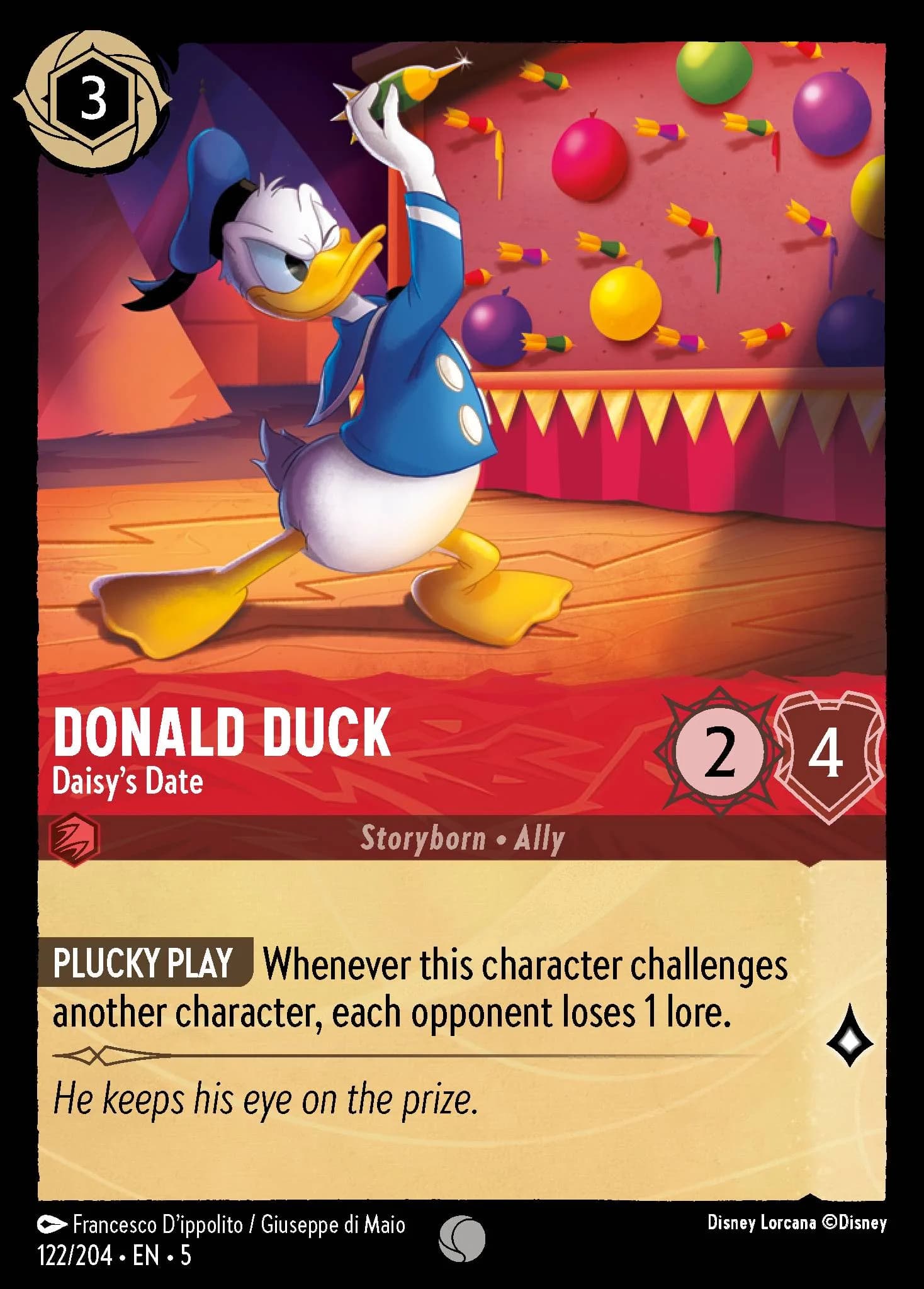 Donald Duck - Daisy's Date 122/204 from Shimmering Skies