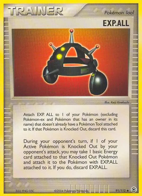 EXP. ALL 91/112 from EX FireRed & LeafGreen