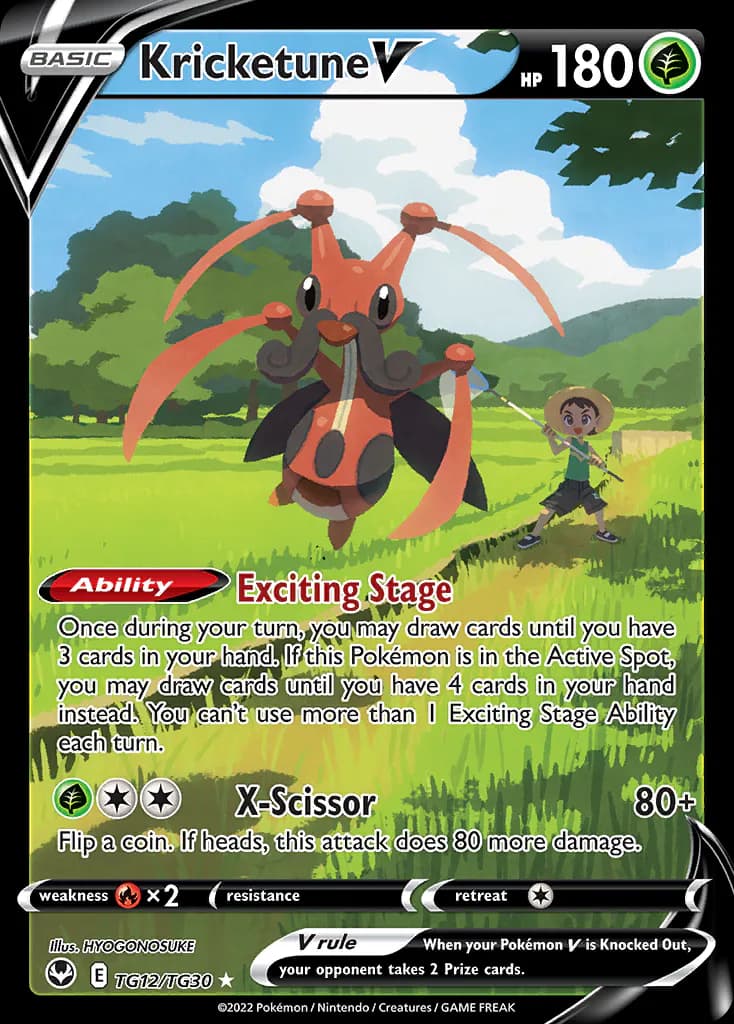 Kricketune V TG12/TG30 from Silver Tempest