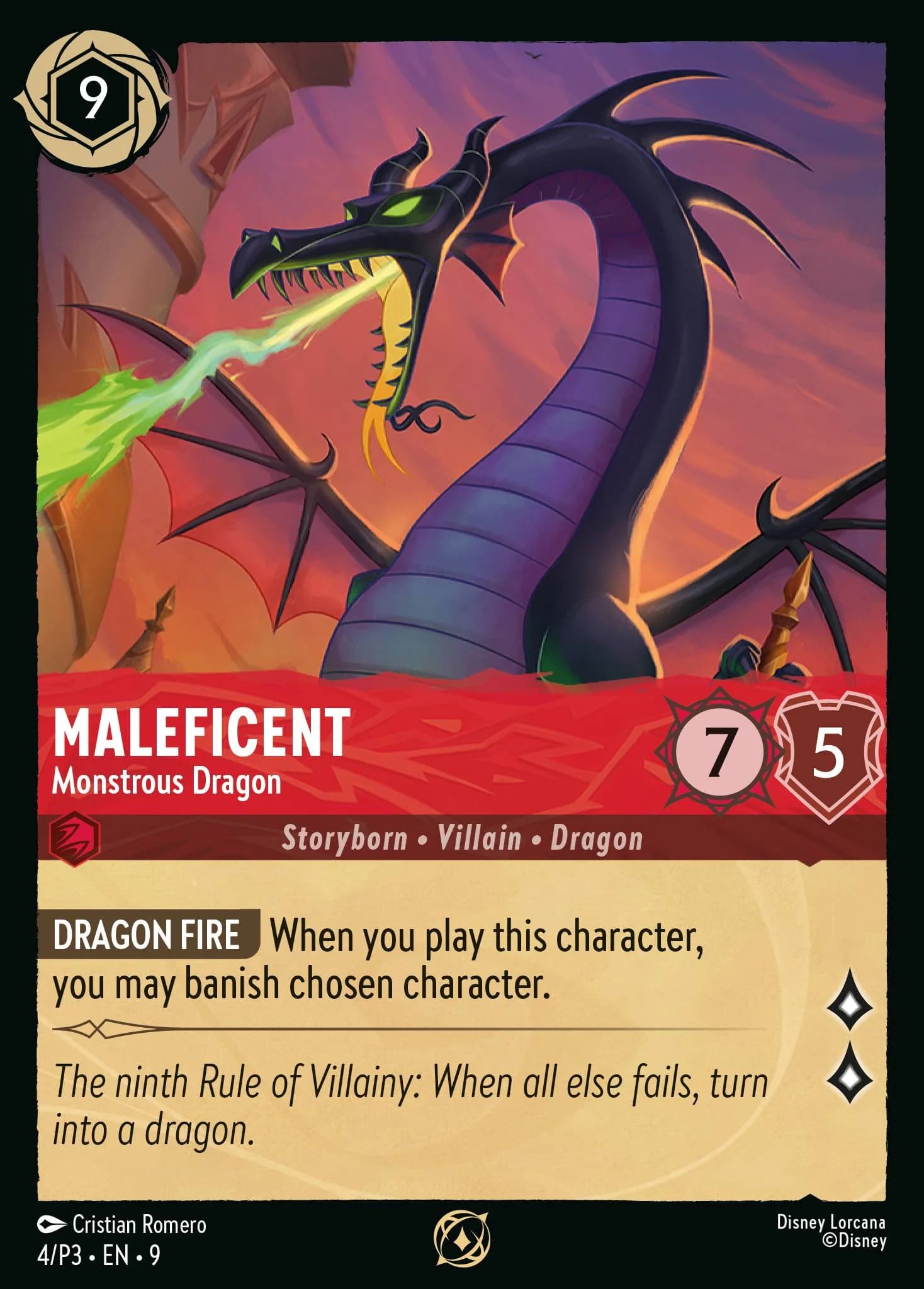 Maleficent - Monstrous Dragon 4/P3 from Fabled