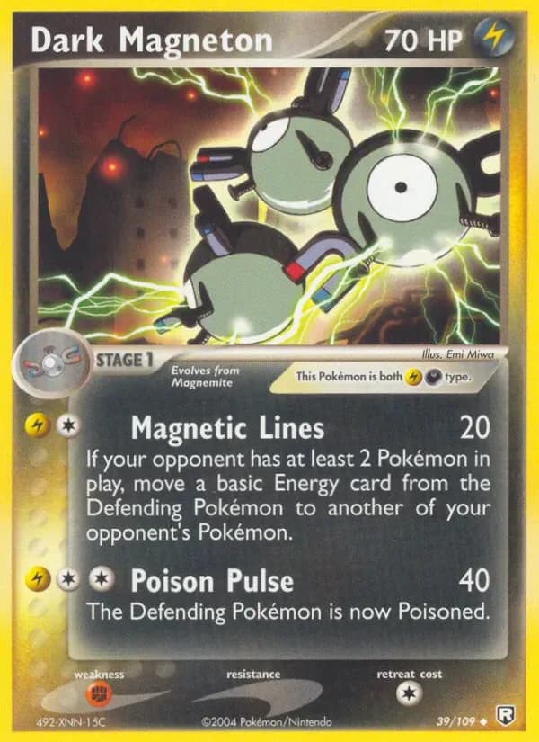 Dark Magneton 39/109 from EX Team Rocket Returns