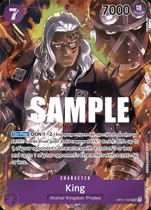 King OP01-096 Official alternate printing 1