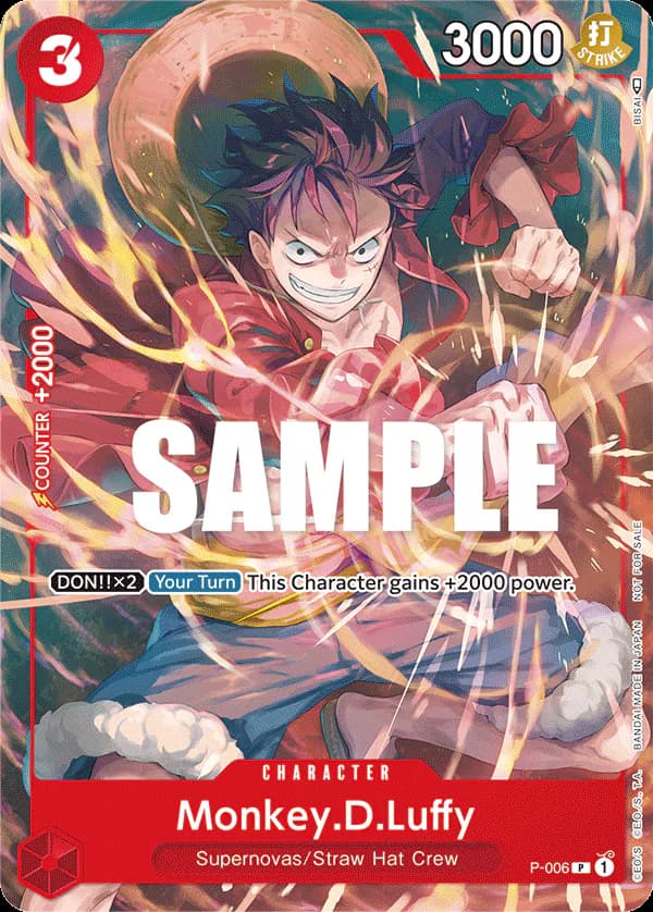 Monkey.D.Luffy P-006 Standard printing