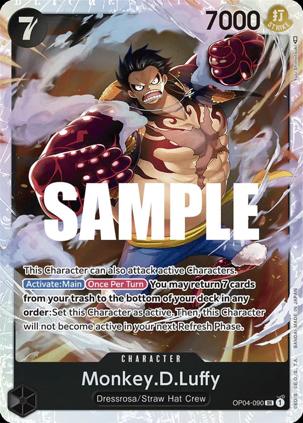 Monkey.D.Luffy OP04-090 Standard printing
