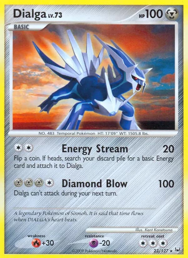 Dialga 23/127 from Platinum