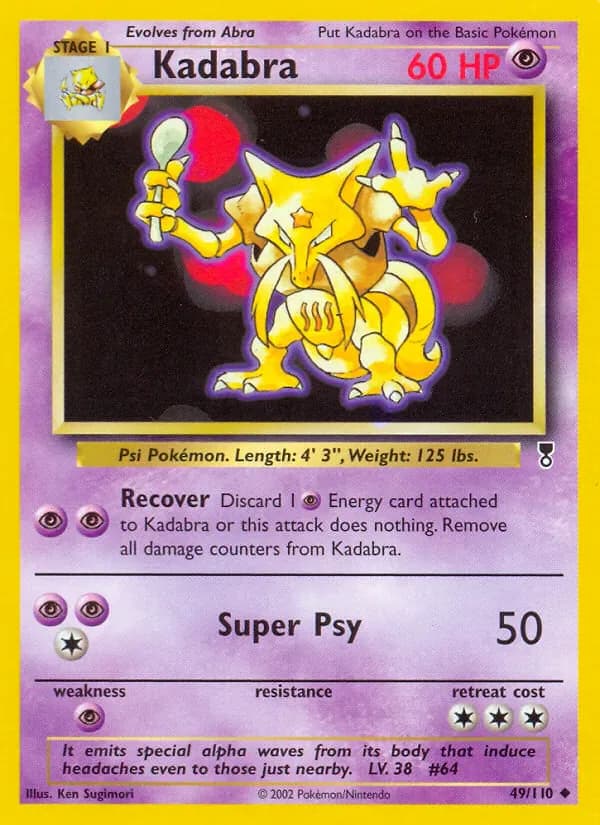 Kadabra 49/110 from Legendary Collection