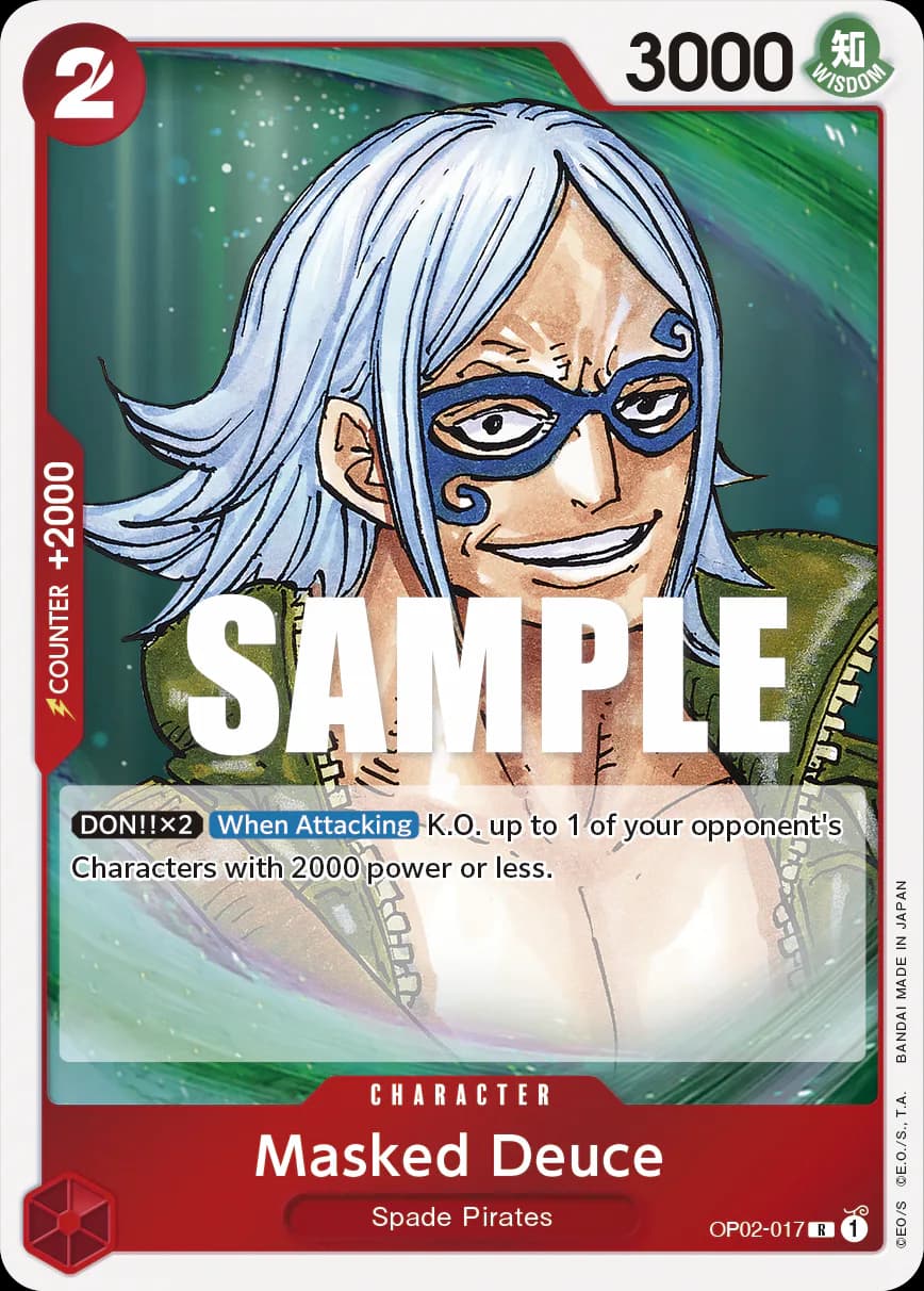 Masked Deuce OP02-017 Standard printing