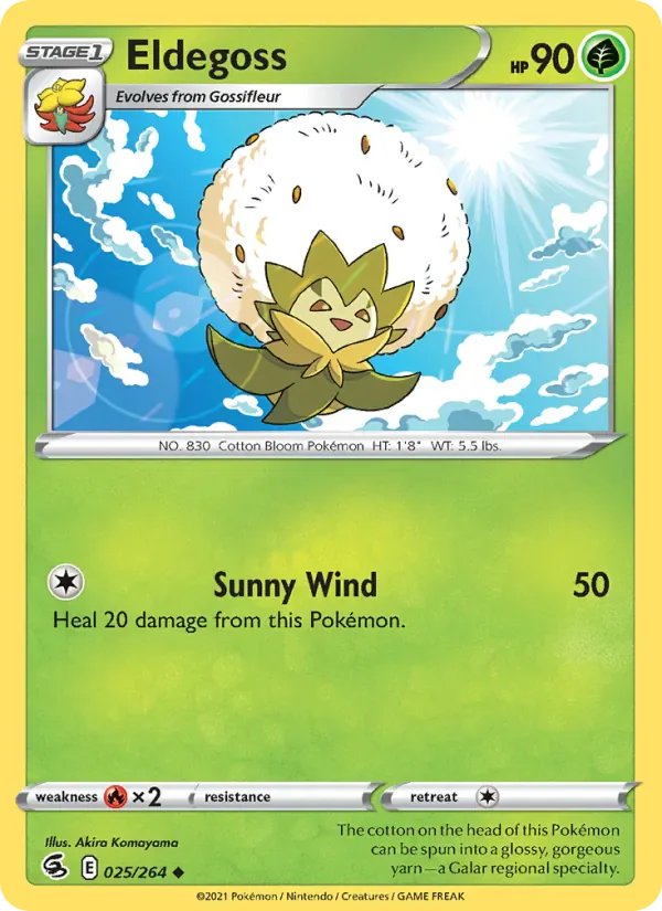Eldegoss 25/264 from Fusion Strike