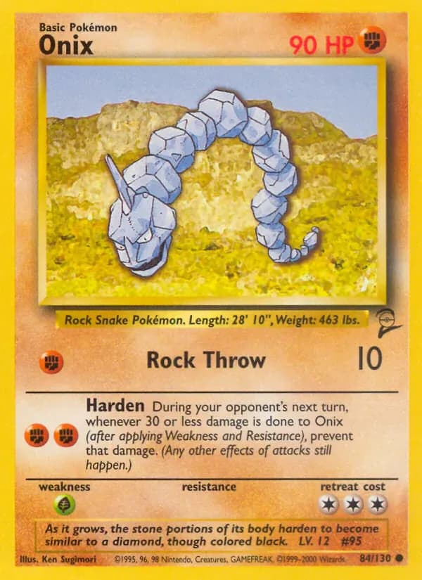 Onix 84/130 from Base Set 2