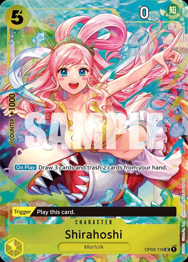 Shirahoshi OP03-116 Official alternate printing 7