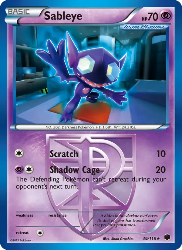 Sableye 49/116 from Plasma Freeze