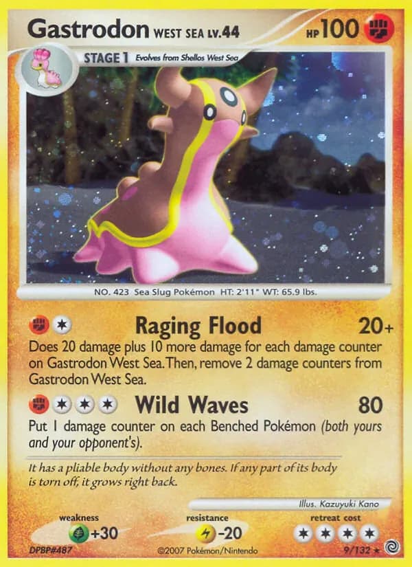 Gastrodon West Sea 9/132 from Secret Wonders