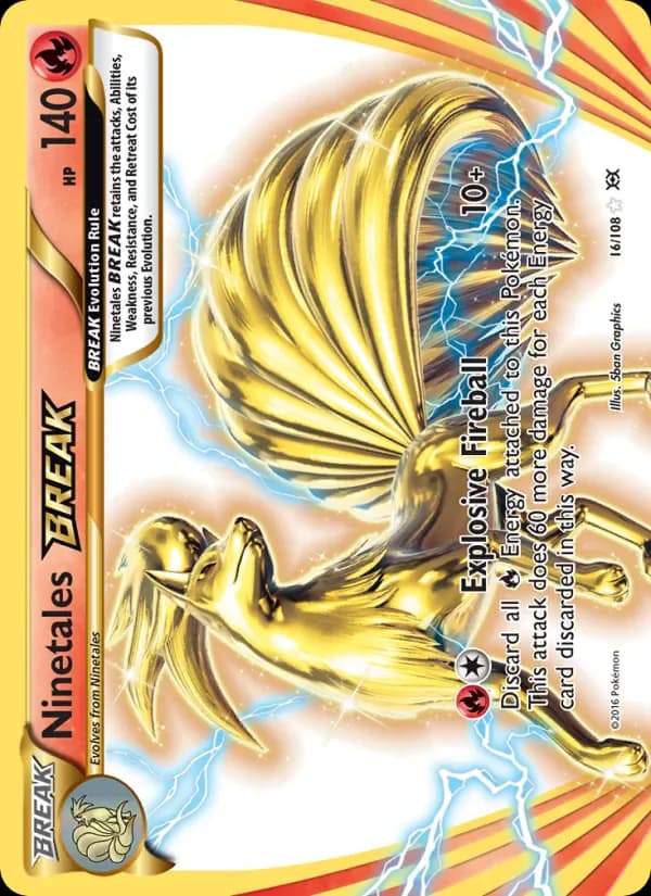 Ninetales BREAK 16/108 from Evolutions