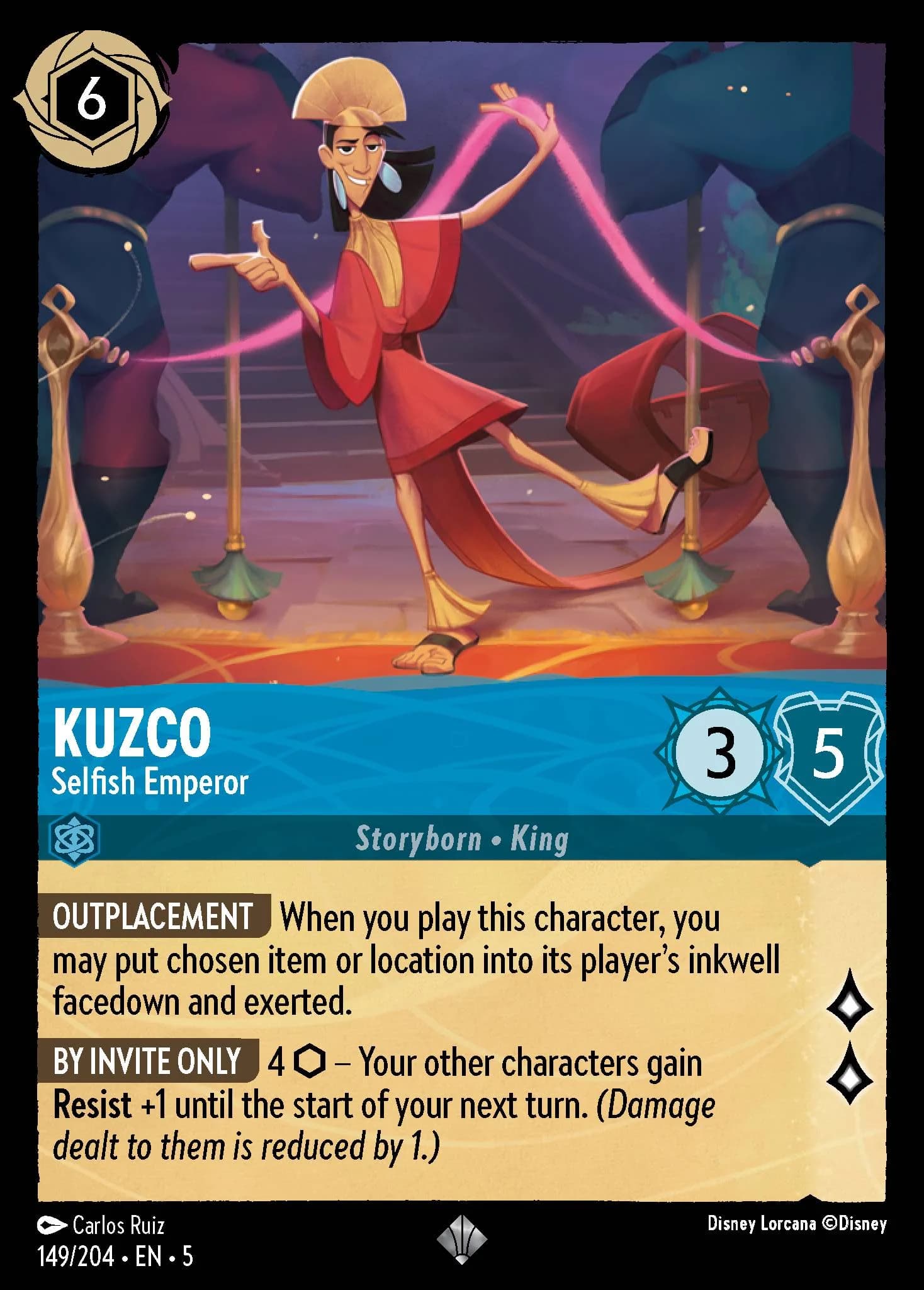 Kuzco - Selfish Emperor 149/204 from Shimmering Skies