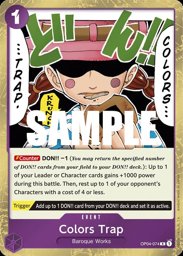 Colors Trap OP04-074 Standard printing