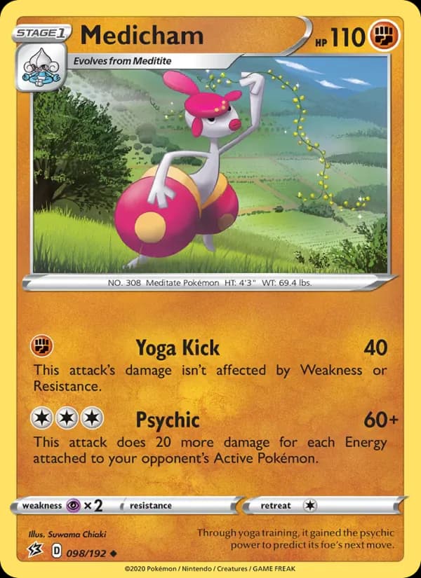 Medicham 98/192 from Rebel Clash