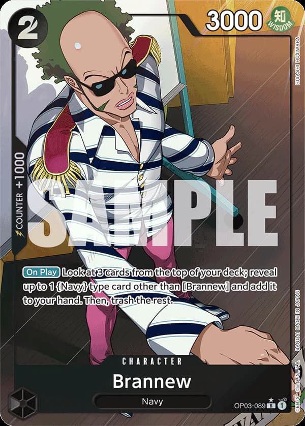 Brannew OP03-089 Official alternate printing 5