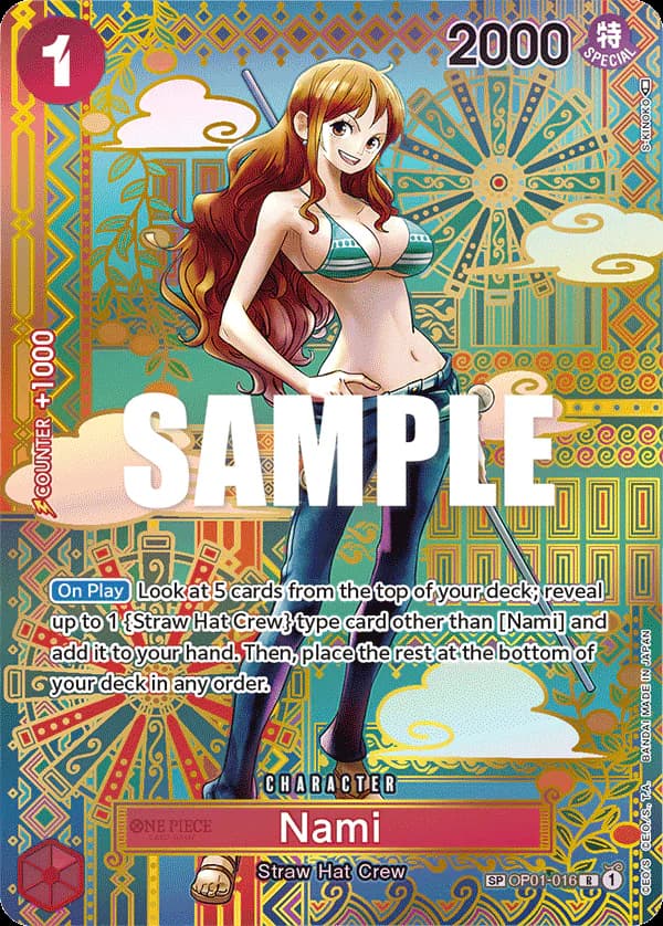 Nami OP01-016 Official alternate printing 4