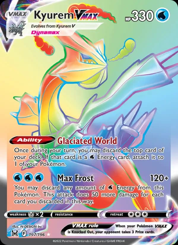 Kyurem VMAX 197/196 from Lost Origin