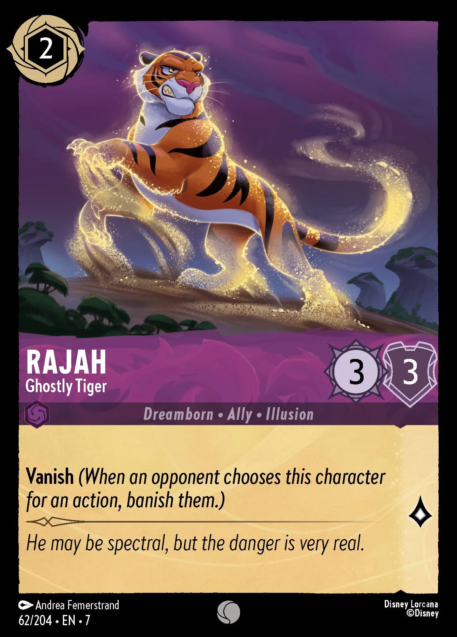 Rajah - Ghostly Tiger 62/204 from Archazia's Island
