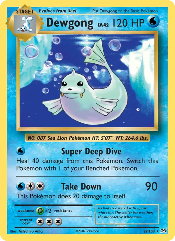 Dewgong 29/108 from Evolutions